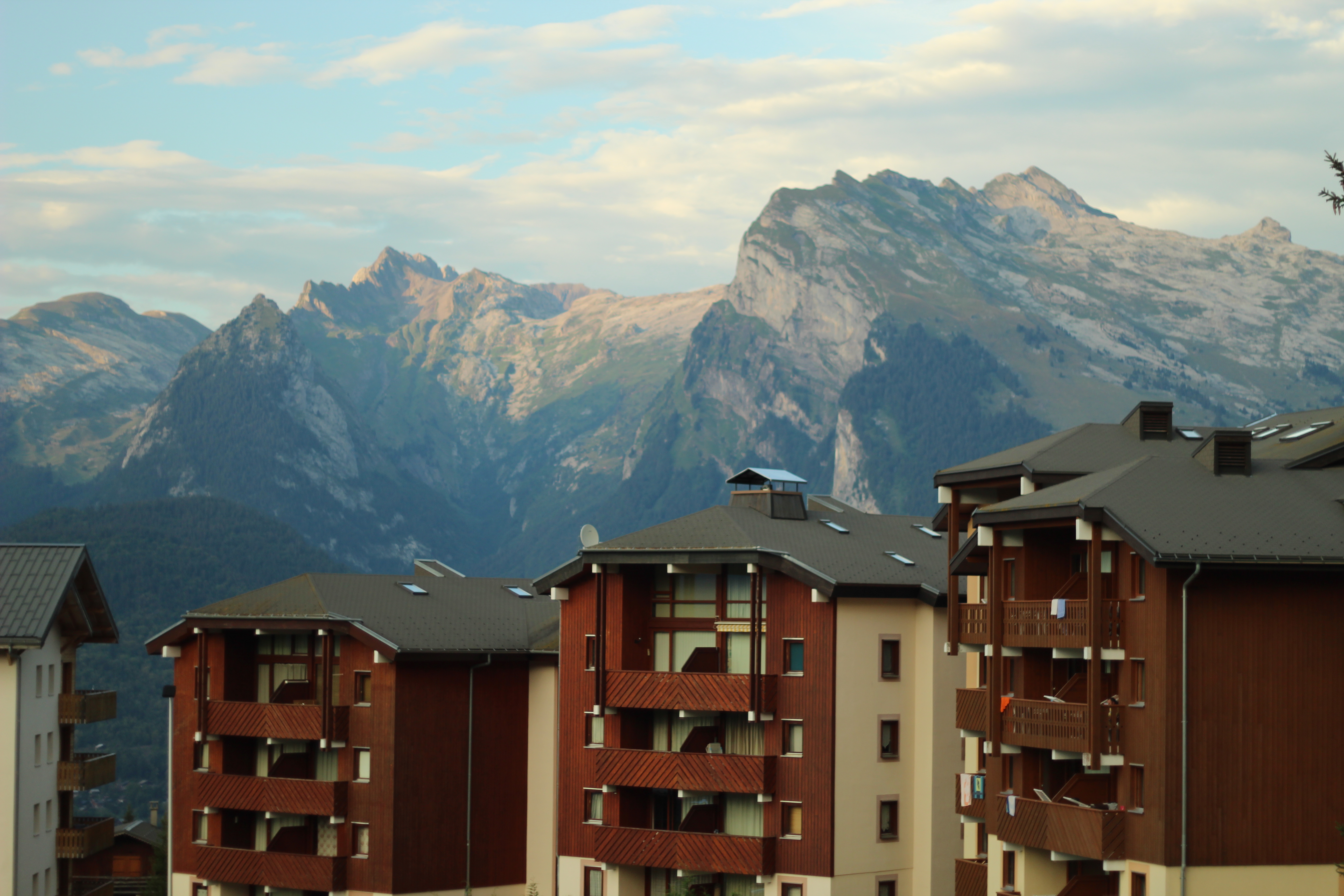Chalets in the alps